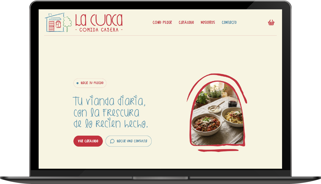 La Cuoca — Gestión de pedidos y publicaciones gastronómicas